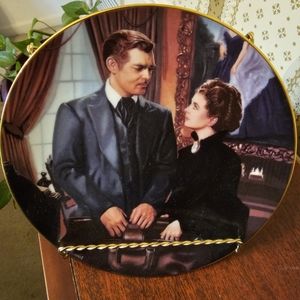 Gone with the Wind collectors plate.